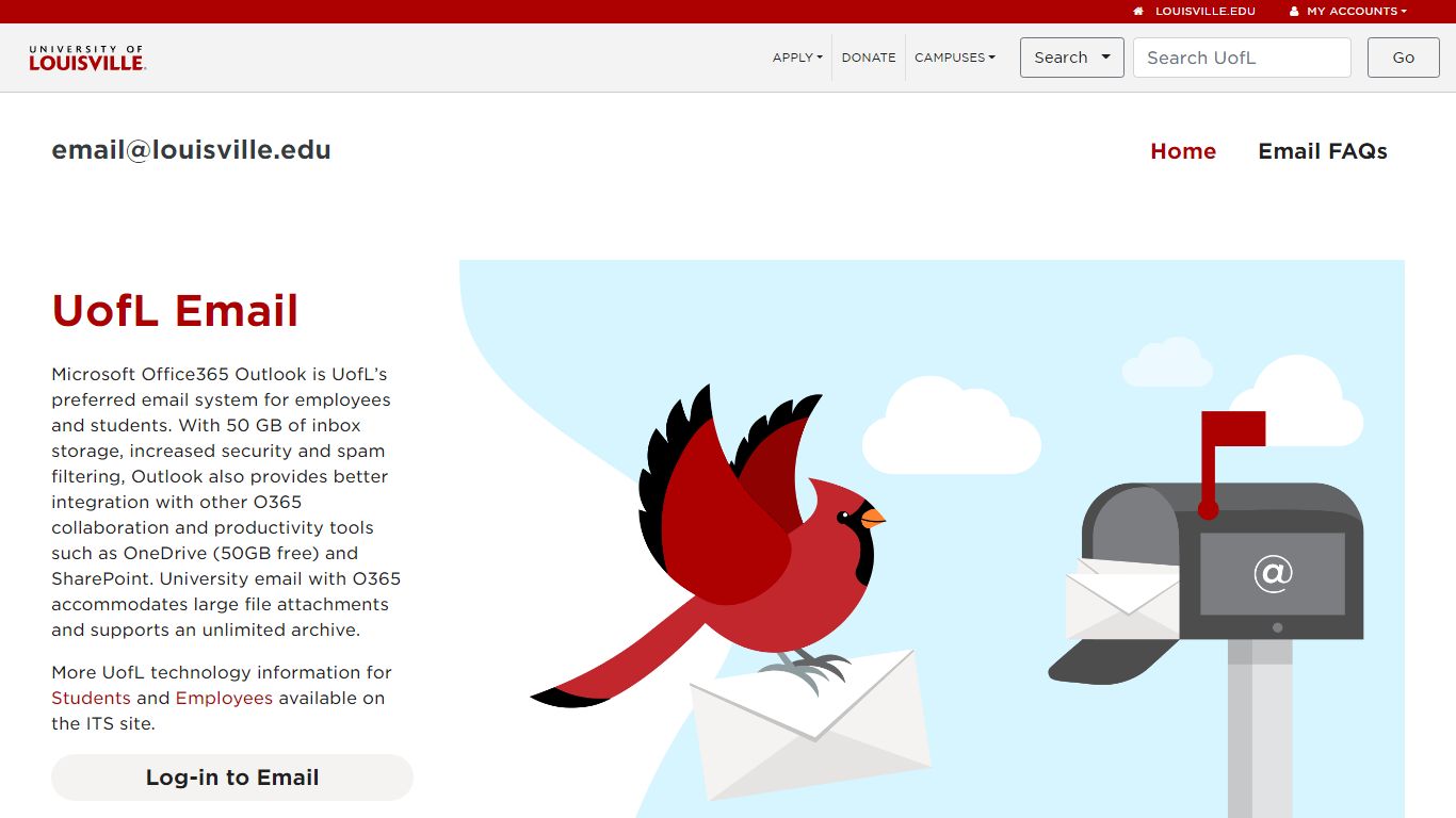 UofL Email — University of Louisville Email Site
